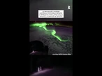 La magia dell'Aurora australe vista dallo spazio