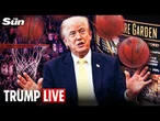 LIVE: Donald Trump joins packed Madison Square Garden crowd for Knicks vs Spurs