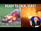 Ukraine blasts Russian tanks as pressure mounts on Putin to meet Zelensky face-to-face in DAYS