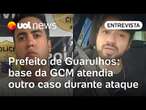 Prefeito de Guarulhos diz que base da GCM atendia outro caso na hora do ataque no aeroporto