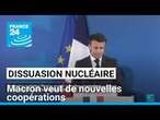 Dissuasion nucléaire : Emmanuel Macron veut de nouvelles coopérations • FRANCE 24