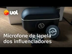 Grava áudio a 300 metros e abafa ruído: conheça microfone dos influencers