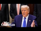 'They're giving us a free jet': Trump gets defensive about Qatari plane gift