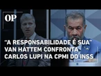 Deputado Marcel Van Hattem sobe o tom e confronta Carlos Lupi na CPMI do INSS