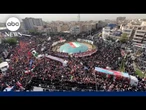 Large crowds attend Iranian state funerals