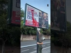 Imbrattati a Roma i manifesti della Lega sul decreto Sicurezza