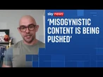 'Social media sites are actively pushing misogynistic content to boys'