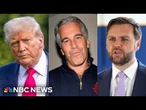 ‘He’s dead, he’s gone’: Trump tries to move on from Epstein by blaming Democrats