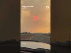 Smoke billows from the Snyder Fire in Colorado and Utah