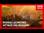 Russia launches 'most massive attack' on Kyiv | BBC News