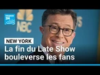 "Colbert reste, Trump doit partir" : la fin du Late Show bouleverse les fans • FRANCE 24