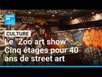 Le "Zoo art show" : Une exposition grandiose sur 40 ans de street art • FRANCE 24