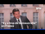 David Lisnard, candidat à la présidentielle, estime "qu'il y a trop de bureaucratie" en France