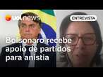 Bolsonaro consegue apoio de partidos para anistia, e governo Lula liga alerta | Mônica Bergamo