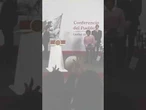 Mexico's president tosses soccer ball to journalist who misses and falls