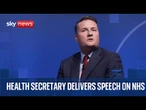 Health Secretary Wes Streeting delivers speech on rebuilding NHS in working class communities