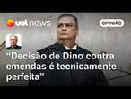 Dino suspender emendas é legítimo porque havia risco de dinheiro ir embora e sumir | Maierovitch