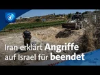 Iran: Angriffe beendet, aber die Sorge bleibt
