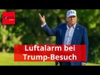 Luftalarm bei Trump-Besuch: Kampfjets vertreiben Eindringlinge mit „Kopfstoßmanöver“