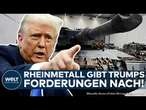 RHEIMETALL HÖRT AUF TRUMP: Rüstungskonzern bleibt trotz möglichem Ukraine-Frieden auf Wachstumskurs!