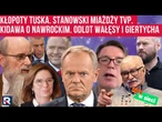 Hity w sieci. Kłopoty Tuska. Stanowski miażdży TVP. Kidawa o Nawrockim. Odlot Wałęsy i Giertycha