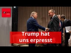 Trump hat uns erpresst - jetzt bekommt er von Merz, was er will