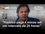 Haddad forneceu material para a reativação do apelido Taxadd, analisa Josias de Souza