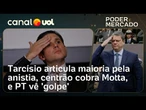 Tarcísio consegue maioria por anistia, centrão pressiona Motta, e PT vê 'golpe' | Mônica Bergamo