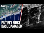 Putin's nuke subs base WAS damaged in quake tsunami as satellite pics show snapped pier