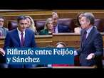 Rifirrafe entre Feijóo y Sánchez pior Telefónica y el pacto de Mazón con Vox