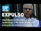 De convidado a excluído: entenda o que aconteceu com Eduardo Girão no debate em Fortaleza l OP NEWS