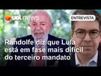 Randolfe: Lula vive fase mais difícil do 3º mandato e governo precisa se atualizar em muita coisa