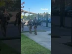 NEW: National Guard troops patrol Memphis, escorted by a local police officer #shorts #us #new #news