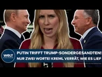 UKRAINE-KRIEG: Putin trifft Trump-Sondergesandten! Nur zwei Worte! Kreml verrät jetzt, wie es lief!