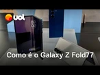Galaxy Z Fold7: confira como é o dobrável 'fininho' da Samsung