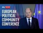 Watch live: News conference to mark the end of the meeting of the European Political Community