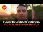 Flávio Bolsonaro convoca apoiadores para ato em Brasília por anistia