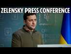 LIVE: Ukrainian President Volodymyr Zelensky holds press conference