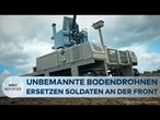 UKRAINE-KRIEG: Ukrainische Kräfte revolutionieren Kriegsführung mit unbemannten Bodendrohnen