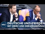 DEUTSCHLAND: Umfrage-Schock für Merz! Mehrheit der Deutschen unzufrieden nach nur 100 Tagen