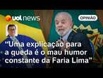 Aprovação de Lula: Para time do presidente, mau humor da Faria Lima afeta percepção, diz Tales