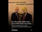 'Fifa Crime Cup 2026', le nuove opere di Laika1954 a Zurigo davanti alla sede della Fifa