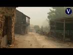 Humo y destrucción: así ha quedado Bouzas (Lugo) tras sobrevivir a los incendios