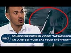 UKRAINE-KRIEG: Schock für Putin! Im Video! "Tatsächlich an Land geht und das Feuer eröffnet!"