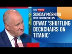 New water regulator could be 'shuffling deck chairs on the Titanic', says Tory frontbencher