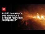 Região da Chapada dos Veadeiros é atingida por “fogo subterrâneo” | CNN ARENA