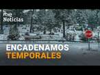 TEMPORAL: La NIEVE MANTIENE en ALERTA a CINCO COMUNIDADES AUTÓNOMAS | RTVE Noticias