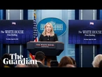 Donald Trump's press secretary gives briefing – watch live