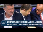 KANZLER MERZ: Wahlkampf und Amtszeit klaffen auseinander – Schwarz-Rot im Umfragekeller!