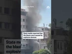 Explosions rock Damascus during Macron visit to Syria